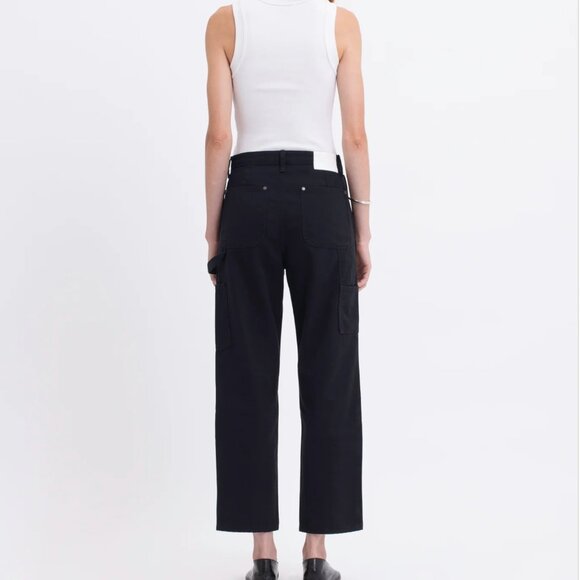 Renggli Boyfriend Fit Work Pants Black (Color: Ink) - Picture 3 of 8